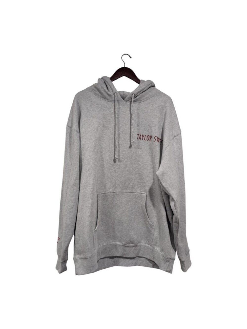 Taylor Swift Red Taylor’s Version Hoodie XXL Gray Official Merch Album Era